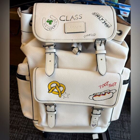 Coach Sprint Backpack with Sketch print - Picture 1 of 5